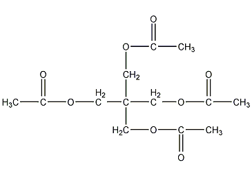 季戊四醇四乙酸酯结构式
