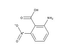6-硝基邻氨基苯甲酸结构式