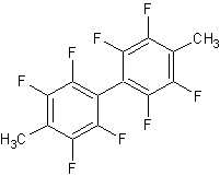 4,4'-二甲基八氟联苯结构式