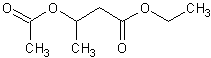 DL-3-乙基乙酸丁酸酯结构式