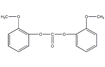 双(2-甲氧基苯基)碳酸盐结构式