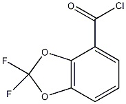 2,2-二氟-1,3-苯并二噁茂-4-甲酰氯结构式