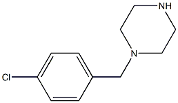 1-(4-氯苯甲基)哌嗪结构式