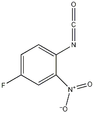 异氰酸4-氟-2-硝基苯酯结构式