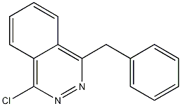 1-苯甲基-4-氯代酞嗪结构式