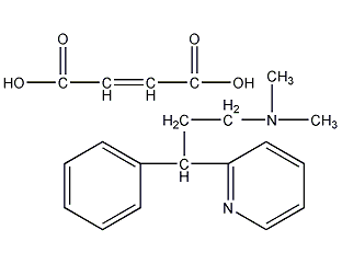 马来酸非尼拉敏结构式