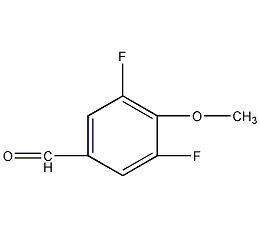 3,5-二氟-4-甲氧基苯甲醛结构式