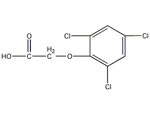 2,4,6-三氯苯氧基乙酸结构式
