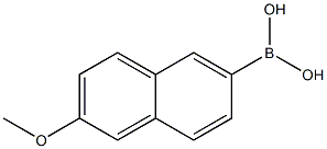 6-甲氧基-2-萘硼酸结构式