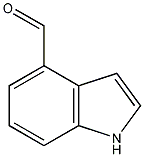 吲哚-4-甲醛结构式