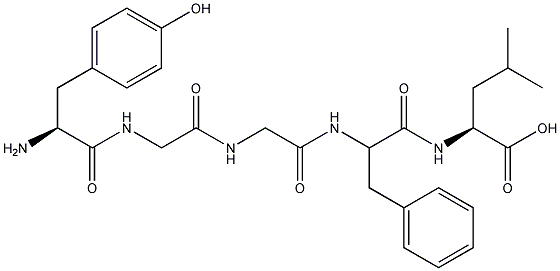 亮氨酸脑啡肽结构式