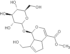 京尼平苷结构式