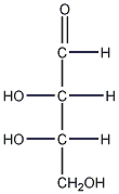 L-赤藓糖结构式