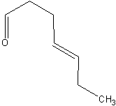 顺式-4-庚烯醛结构式