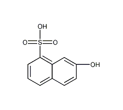 7-羟基萘-1-磺酸结构式