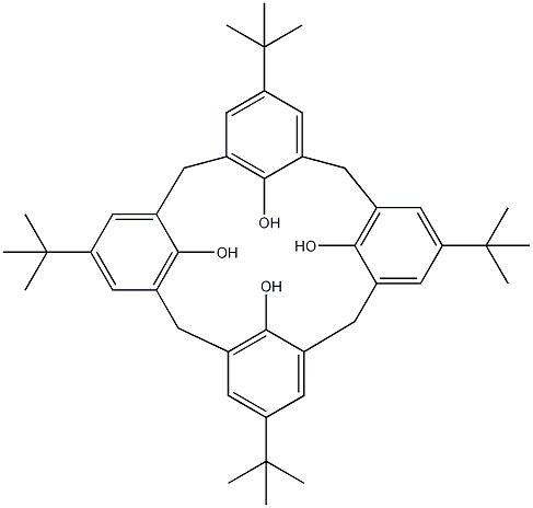 4-叔丁基杯[4]芳烃结构式