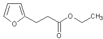 2-呋喃丙酸乙酯结构式