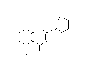 5-羟基黄酮结构式