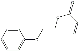 丙烯酸-2-苯氧基乙酯结构式