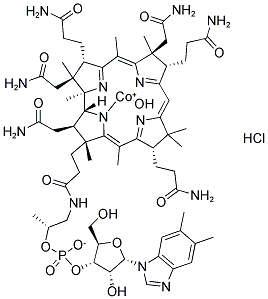羟钴胺合一盐酸盐结构式