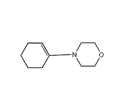 1-吗啉基-1-环己烯结构式
