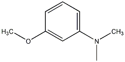 3-二甲基氨基苯甲醚结构式