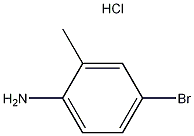 4-溴-2-甲基苯胺盐酸盐结构式