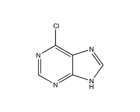 6-氯嘌呤结构式