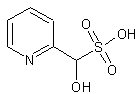 α-羟基-2-吡啶甲磺酸结构式