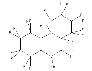 全氟(十四氢菲)结构式
