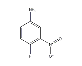 4-氟-3-硝基苯胺结构式