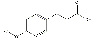 3-(4-甲氧苯基)丙酸结构式