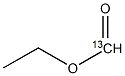 甲酸乙酯-13C结构式