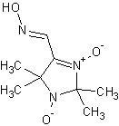 4-羟基亚甲基-2,2,5,5-甲基-3-咪唑啉-3-氧化物-1-氧自由基结构式