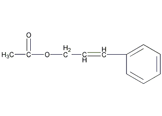 乙酸桂酯结构式