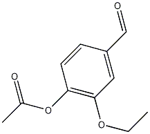 2-乙氧基-4-甲酰基乙酸苯酯结构式