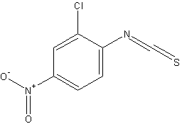 异硫氰酸2-氯-4-硝基苯结构式