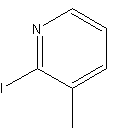 2-碘-3-甲基吡啶结构式