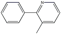 3-甲基-2-苯基吡啶结构式