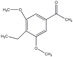 3',4',5'-三甲氧基苯乙酮结构式