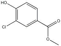 3-氯-4-羟基苯甲酸甲酯结构式