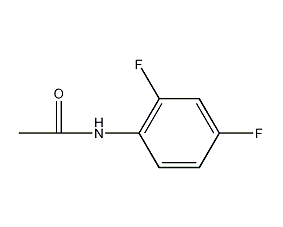2,4-二氟乙酰苯胺结构式
