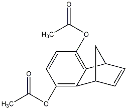 1,4-二氢-1,4-亚甲基萘-5,8-二酚二乙酸结构式