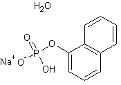 1-Naphthyl phosphate monosodium salt monohydrate