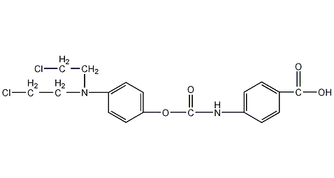 4-[[4-[Bis(2-chloroethyl)amino]phenoxy]carbonylamino]benzoic acid