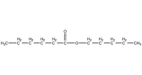 己酸戊酯结构式