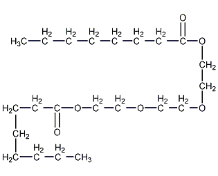2,2'-乙基烯二氧辛二酸二乙酯结构式
