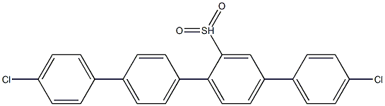 4,4'-二[(4-氯苯基)磺酰]-1,1'-联苯基结构式