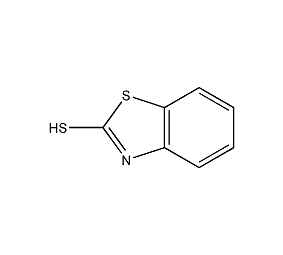 2-巯基苯并噻唑结构式