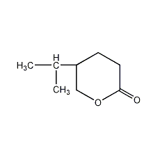 3-异丙基-5-戊内酯结构式